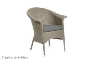 Classic Garden Chair in Kubu