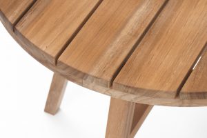 Contemporary garden table 60cm 3