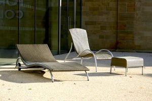 Rattan Garden Lounger 8