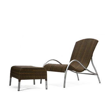 Rattan Garden Lounger