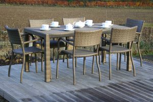 Rattan Garden Table 10