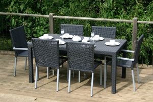 Rattan Garden Table 8