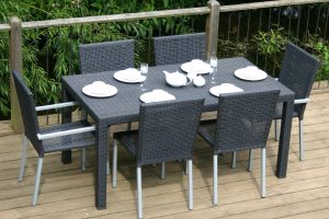 Rattan Garden Table 9