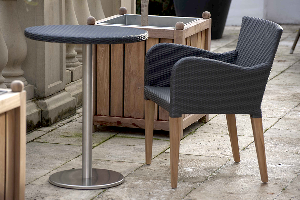 Rattan discount effect armchair