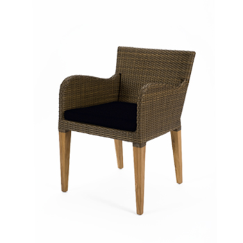 Woven Rattan Armchair Bau