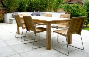 Contemporary garden table customer