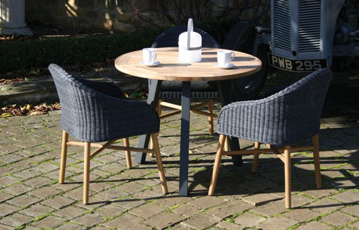 Malmo garden table teak anthracite