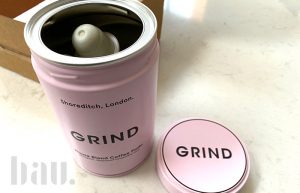 Grind coffee tin