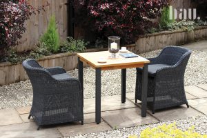 Kol Anthracite Garden Armchair 1