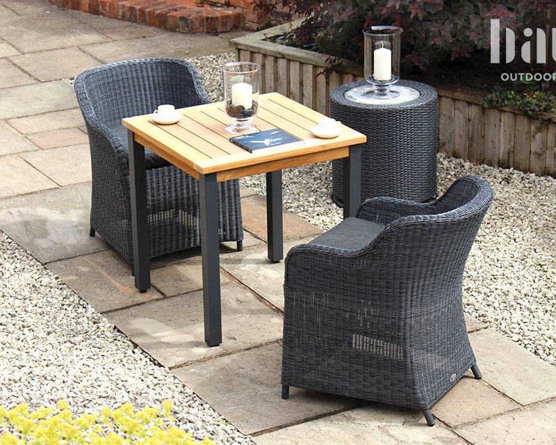 Kol Anthracite Garden dining chair 2