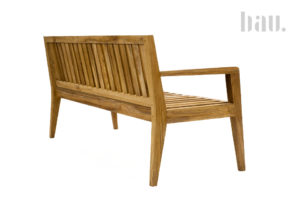 Solid Teak Garden Bench 2