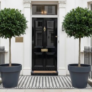 Fulham large anthracite planters